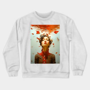 Young Woman with Potential Possibilities Crewneck Sweatshirt